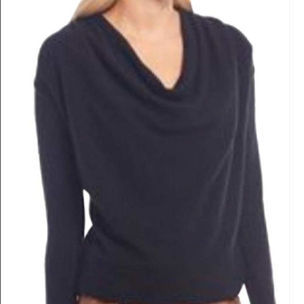 Vince Black Silk Cashmere Sweater